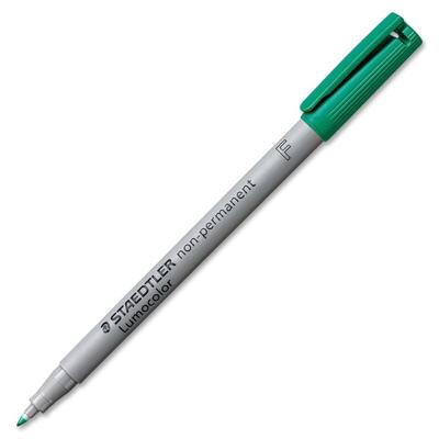 Staedtler Lumocolor 316, OHP-marker, non permanent, 0,6 mm, groen Staedtler Lumocolor 316, OHP-marker, non permanent, 0,6 mm, groen