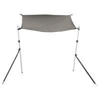 Schaduwdoek T-top 170x170x(115-183) cm antracietgrijs - thumbnail