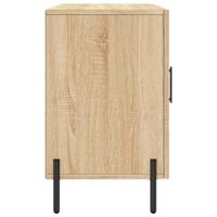 Dressoir 100x36x60 cm bewerkt hout sonoma eikenkleurig - thumbnail