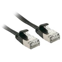 LINDY 47483 RJ45 Netwerkkabel, patchkabel CAT 6A U/FTP 3.00 m Zwart Snagless 1 stuk(s) - thumbnail