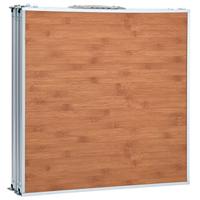 VidaXL Campingtafel inklapbaar 180x60 cm aluminium - thumbnail