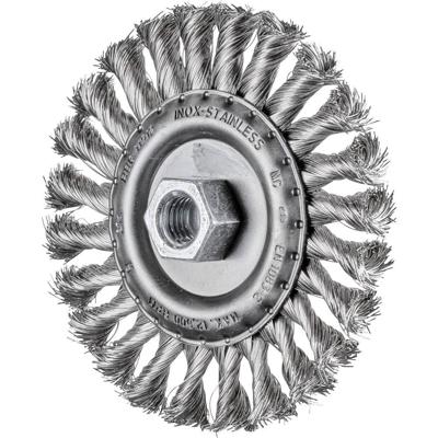 PFERD TOOLS Ronde borstel getordeerd RBG Ø 115 x 12 mm M14 Ø roestvrijstalen draad 0,35 voor haakse slijpers POS RBG 11512/M14 INOX 0,35 43312004 1 stuk(s)