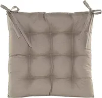 Gewatteerd Stoelkussen Buiten Taupe 38 x 38 cm Anna's Collection - Annas collection - thumbnail