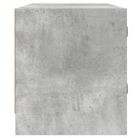 Tv-meubel met glazen deuren 102x37x42 cm betongrijs - thumbnail