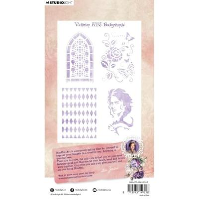 Studio Light • victorian dreams mask stencil victorian atc backgrounds