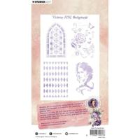 Studio Light • victorian dreams mask stencil victorian atc backgrounds - thumbnail