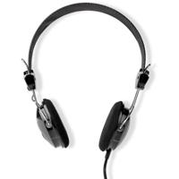 Bedrade Koptelefoon | 1,1 m Ronde Kabel | On-Ear | Opvouwbaar | Zwart - thumbnail