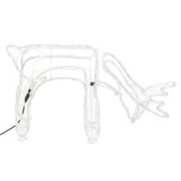 VidaXL Kerstfiguur rendier 2 st 73x31x45 cm warmwit - thumbnail