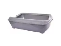 Moderna plastic kittenbak met rand 42 cm warmgrijs Moderna Gebr. de Boon - Gebr de boon - thumbnail
