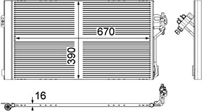 Condensor, airconditioning AC762000P