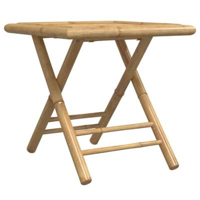 Tuintafel inklapbaar 45x45x45 cm bamboe