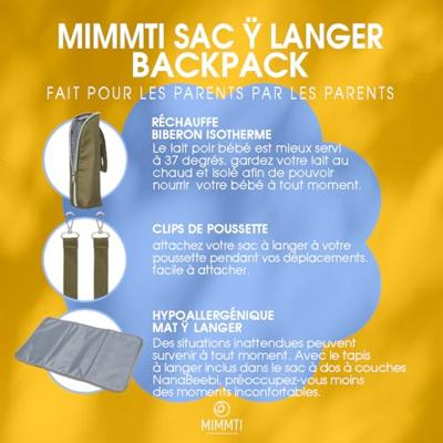 Mimmti NanaBeebi Luiertas olijfgroen