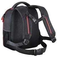 Hama Miami 00139856 rugzak voor fotoapparatuur, tas, universeel, zwart, rood, Zwart, 33 x 25 x 19 cm, Reiziger - thumbnail