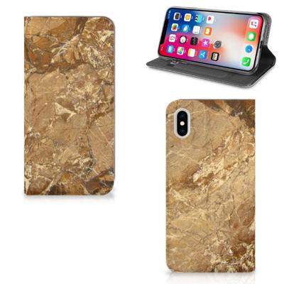 Apple iPhone Xs Max | Standcase | Marmer Creme Apple iPhone Xs Max | Standcase | Marmer Creme