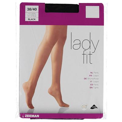 Lady fit Panty - Zwart