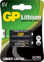 GP GP2CR5STD109C1 2CR5 Fotobatterij Lithium 6 V 1 stuk(s) - thumbnail