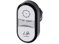 Siemens 3SU1001-3AB66-0AP0 Dubbele drukknop IP66, IP67, IP69/IP69K 1 stuk(s) - thumbnail