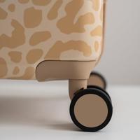 MOSZ Lauren Hand Luggage Suitcase 55cm-Beige Leopard - thumbnail