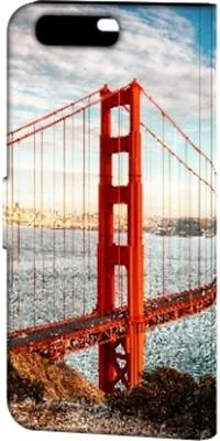 Huawei P10 Lite | Flip Cover | Golden Gate Bridge
