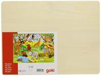 Goki houten legpuzzel - jungle, 48st. - thumbnail