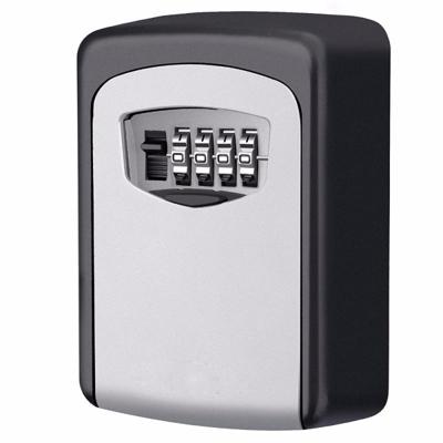 Veiligheid Home duurzame opbergdoos sleutel Hider 4-cijferige beveiliging geheime code Lock muur gemonteerde combinatie wachtwoord sleutels vak