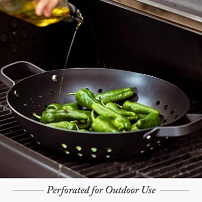 Merten & Storck Carbon Steel BBQ Wokpan 30cm Merten & Storck Carbon Steel BBQ Wokpan 30cm