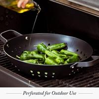 Merten & Storck Carbon Steel BBQ Wokpan 30cm - thumbnail