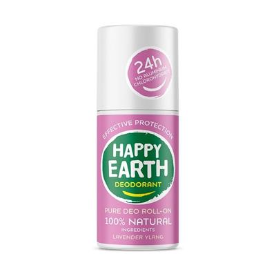 Happy Earth 100% Natural Deo Roll-On Lavender Ylang