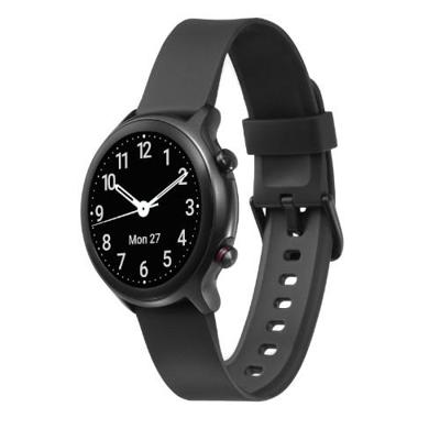 LifeWatcher Senior 2G - Zwart Alarmeringshorloge/Alarmhorloge/Senioren Horloge met Alarmknop - Alarm Polsband Armband met klittenband - Met GPS tracker en WiFi - Alarm met Belfunctie en App