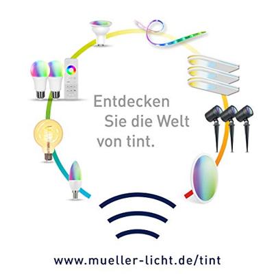 Müller-Licht Leuchtmittel Onderbouwlamp Set van 3 stuks LED LED vast ingebouwd 14 W Warmwit, Koudwit, Daglichtwit