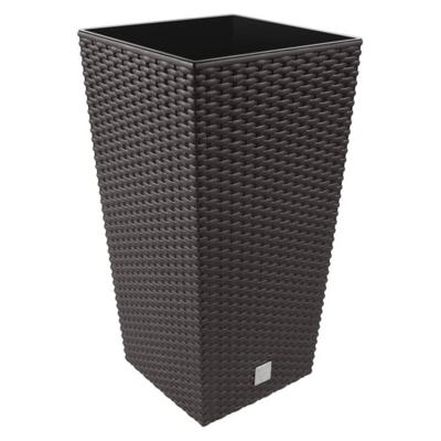 Prosperplast Plantenbak (33 x 33 x 61 cm, Kastanjebruin)