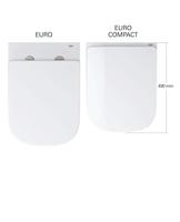 GROHE Euro keramiek spoelrandloos wandcloset diepspoel PK wit 39328000 - thumbnail