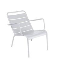 Fermob Luxembourg Low loungestoel met arm Cotton white - thumbnail