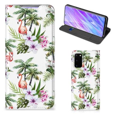 Samsung Galaxy S20 | Hoesje maken | Flamingo Palms