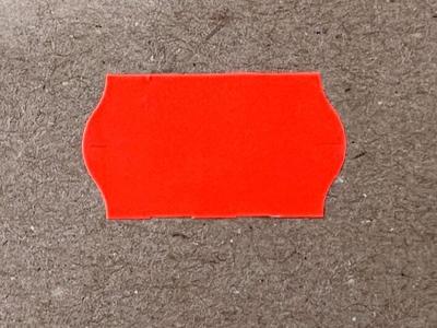 Etiket 2212 fluor rood afneembaar 63.000 Etiket 2212 fluor rood afneembaar 63.000