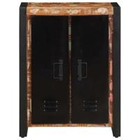 Dressoir 55x35x70 cm massief gerecycled hout meerkleurig - thumbnail