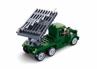 Sluban Army WWII raketwerper bouwstenen set - wit (M38-B0975) - thumbnail