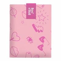 Broodtrommel Roll'eat Boc'n'roll Essential Paint Unicorn Roze (11 x 15 cm) - thumbnail