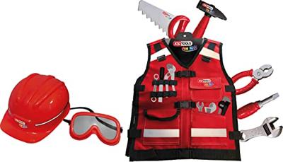 KS Tools 100200 Gereedschapsvest voor kinderen met assortiment, 9-delig KS Tools 100200 Gereedschapsvest voor kinderen met assortiment, 9-delig
