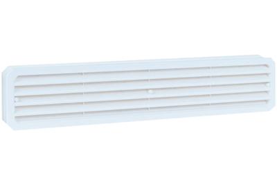 Kunststof deur ventilatierooster 451,5x91,7 mm wit