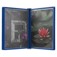 Wandelement Djois Flex-O-Frame A4 met 5 tassen blauw - thumbnail