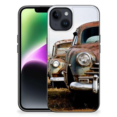 iPhone 15 Silicone Back Case Vintage Auto