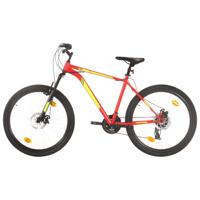 vidaXL Mountainbike 21 versnellingen 27,5 inch wielen 50 cm frame rood - thumbnail