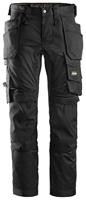 Snickers Workwear 6241 Stretch Werkbroek met holsterzakken zwart - maat 56 - thumbnail