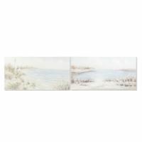 Canvas DKD Home Decor Pijnboom Canvas 140 x 3,7 x 70 cm - thumbnail