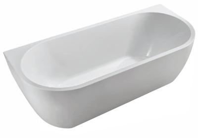 Ligbad Half Vrijstaand Wall Rechthoek 75x170x58cm Glasvezelversterkt Hoogwaardig Acryl Glans Wit met Badwaste en Overloop Ligbad Half Vrijstaand Wall Rechthoek 75x170x58cm Glasvezelversterkt Hoogwaardig Acryl Glans Wit met Badwaste en Overloop