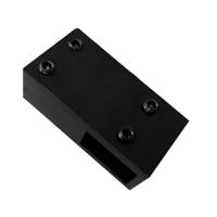 Best Design T-verbindingsstuk tbv For-You Inloopdouche Muurstang Zwart - thumbnail