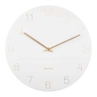 Karlsson Wandklok Charm - Wit - thumbnail