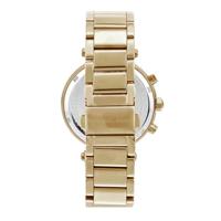 Michael Kors Dames Parker chronograaf goudkleurig roestvrij stalen horloge MK5354 - thumbnail