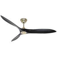 CasaFan ECO AIRSCREW 152 MG-MS Plafondventilator 28 W (Ø x h) 1520 mm x 275 mm Messing Met afstandsbediening, Met wintermodus - thumbnail